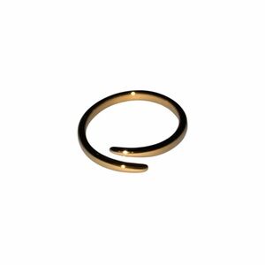NEW 18k Plated Gold Open Ring
